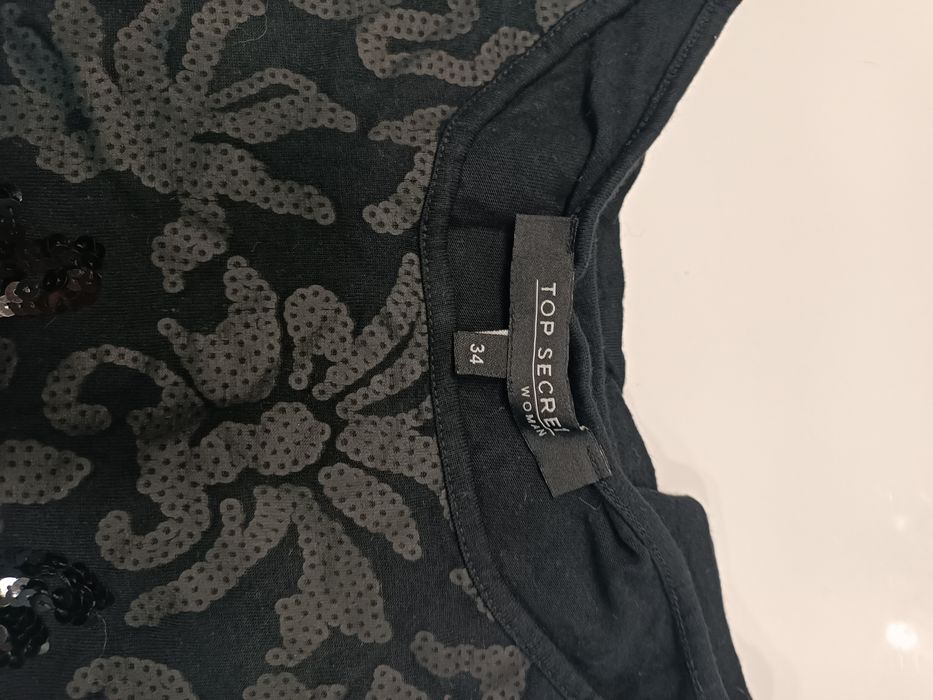 Bluzka damska z cekinami XS Top Secret