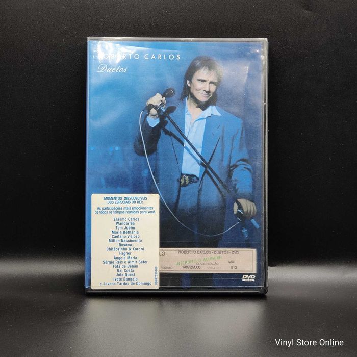 DVD Música - Roberto Carlos - Duetos - Ref.MCLE