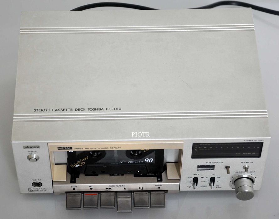 Hi-Fi Magnetofon AUREX  PC-D10. Biały Kruk.