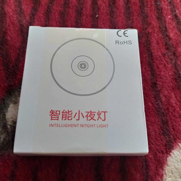 Ночник светодиодный с датчиком движения и сумерек. С USB аккумулятором