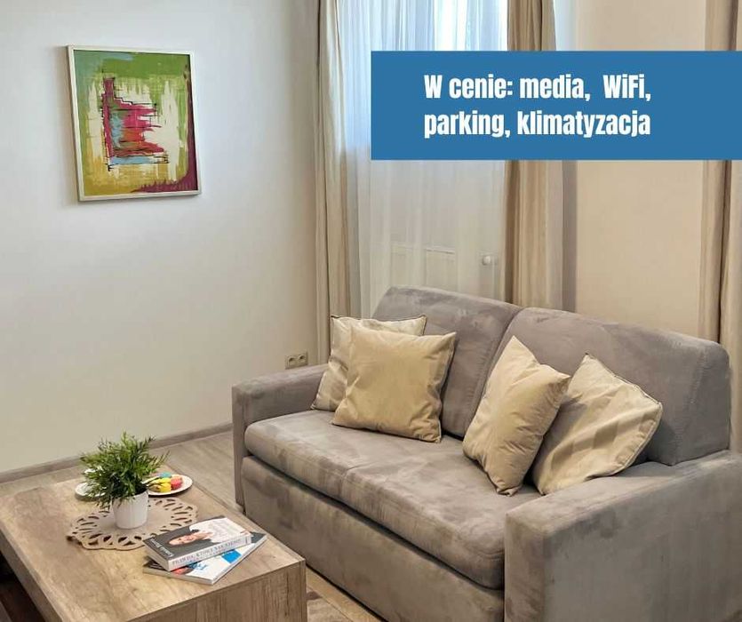 Klimatyzowane mieszkanie na wynajem w Pszczynie | PARKING, WIFI I MEDIA W CENIE