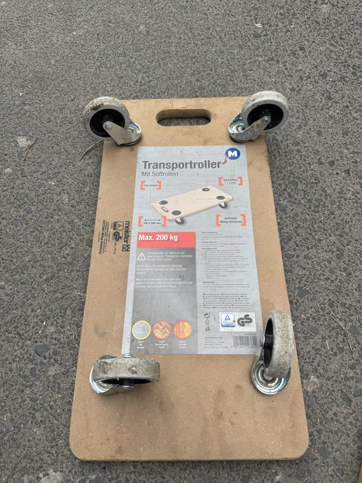 Platforma transportowa, piesek, wózek meblowy 59x29cm