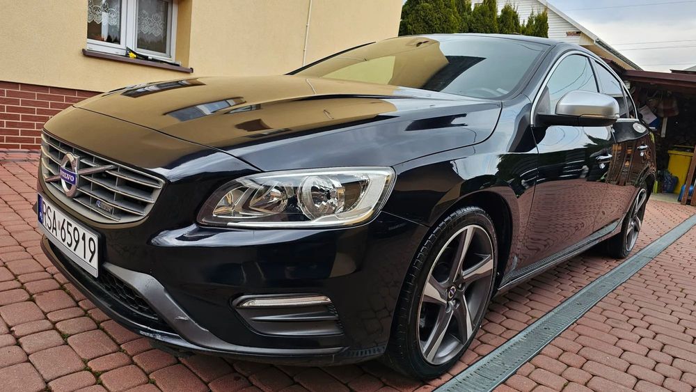 Volvo S60 1.6T 150KM 2014r R-Design SUMMUM 2KplKół TFT Hak Lift Zamiana Sanok
