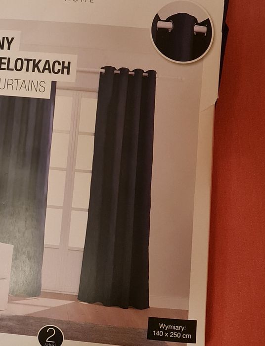 Zasłony Kolor granat