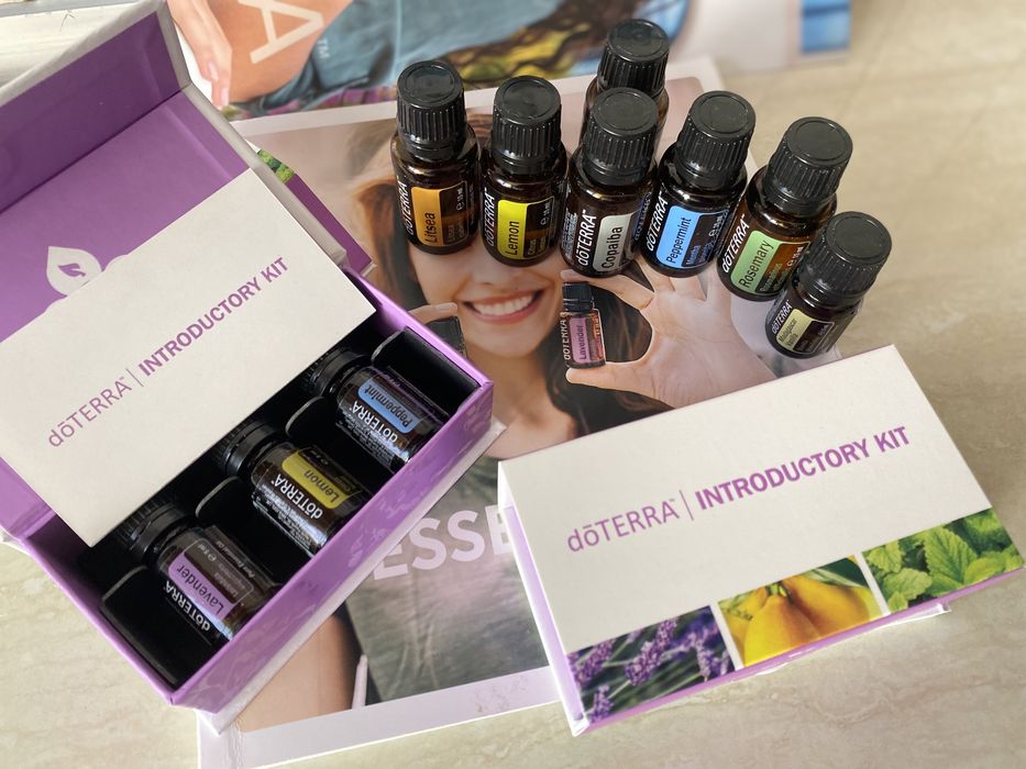 Doterra zestaw startowy 3 x 5 ml NOWY mięta lawenda cytyna trio