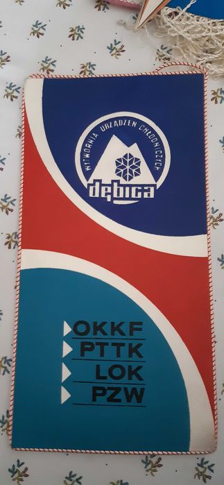 stary proporczyk pttk okkf lok pzw dębica