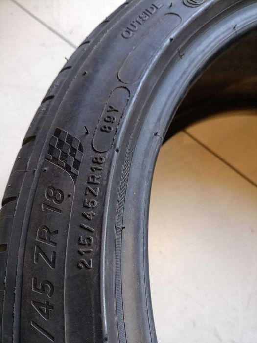 Пара шин б/у 215/45R18 89Y Michelin Pilot Sport 4