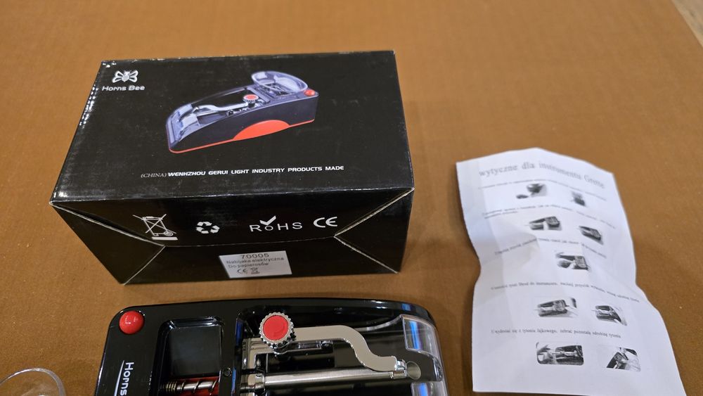 Nowa nabijarka do papierosów Horns Bee