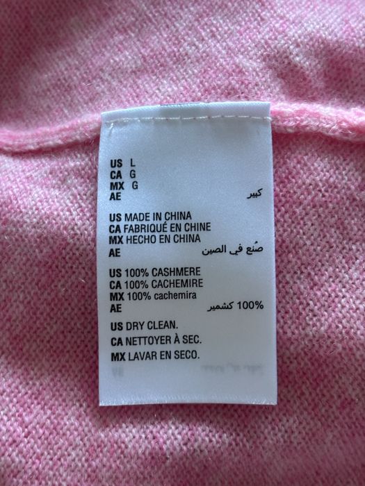 Sweter 100% kaszmir Charter Club rozmiar L