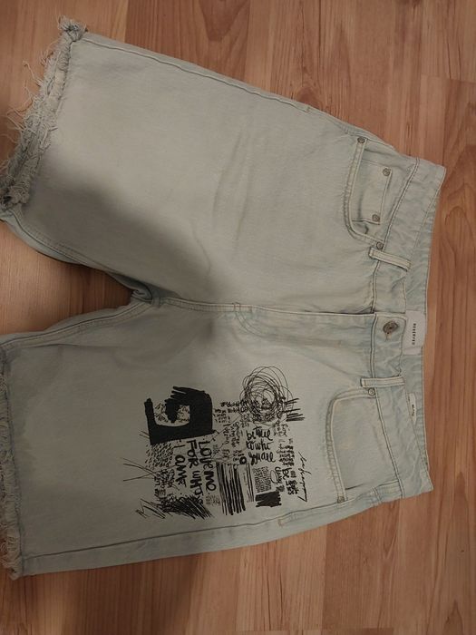 Spodenki jeans na lato 86cm pas