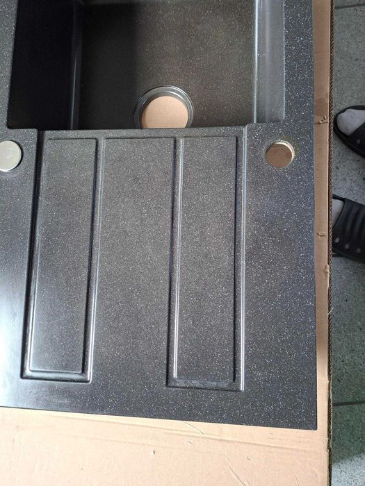 Zlewozmywak, zlew granitowy czarny