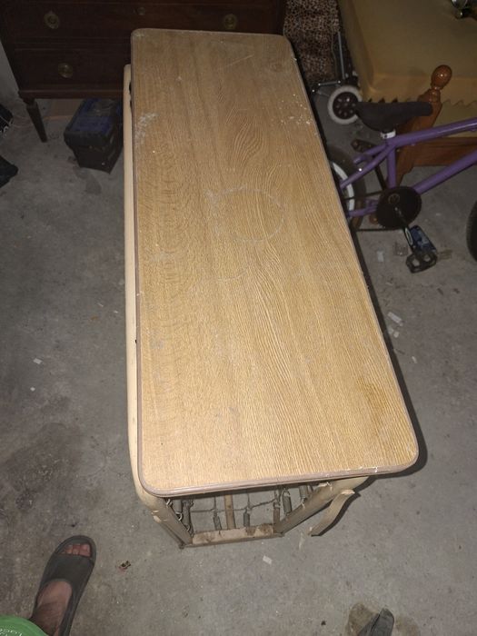 Vendo cama de solteiro dobrável antiga