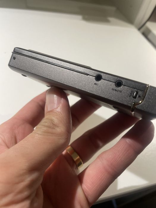 SANYO tcr6200 ss Ultra Compact microcassete gravador metálico