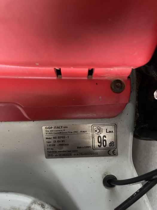 Maquinha de cortar relva a gasolina lamina de 46 cm