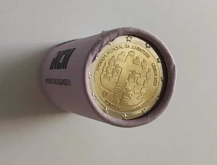 Rolo 25 Moedas Comemorativas Jornada Mundial da Juventude 2023