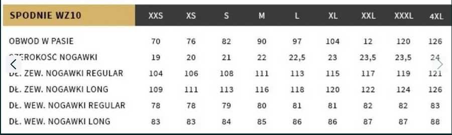 ATACS-FG - Spodnie TEXAR -  typ WZ10, rozmiar L