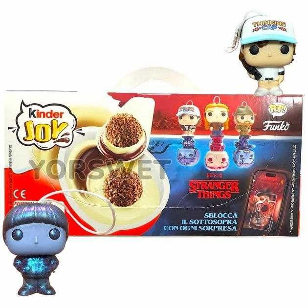 Шоколадні яйця Kinder Joy Funko Netflix Stranger Things 3 шт х 20г