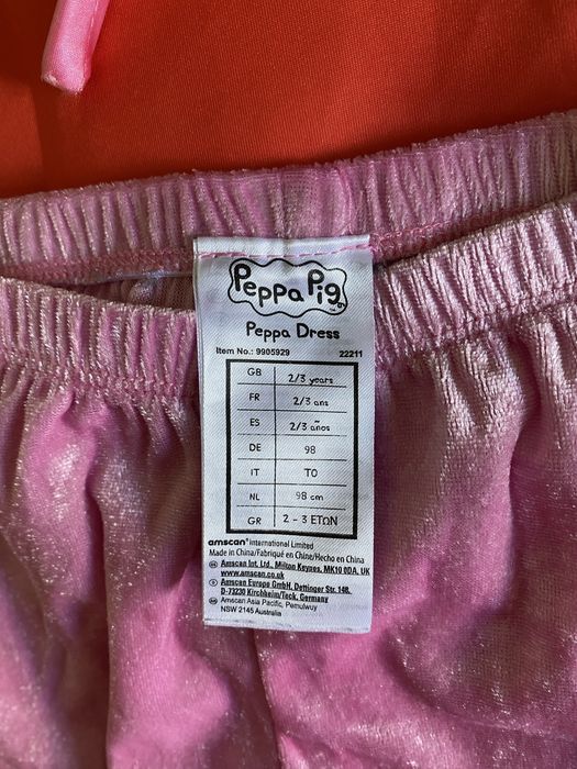 Vestido Disfarce Porquinha Peppa