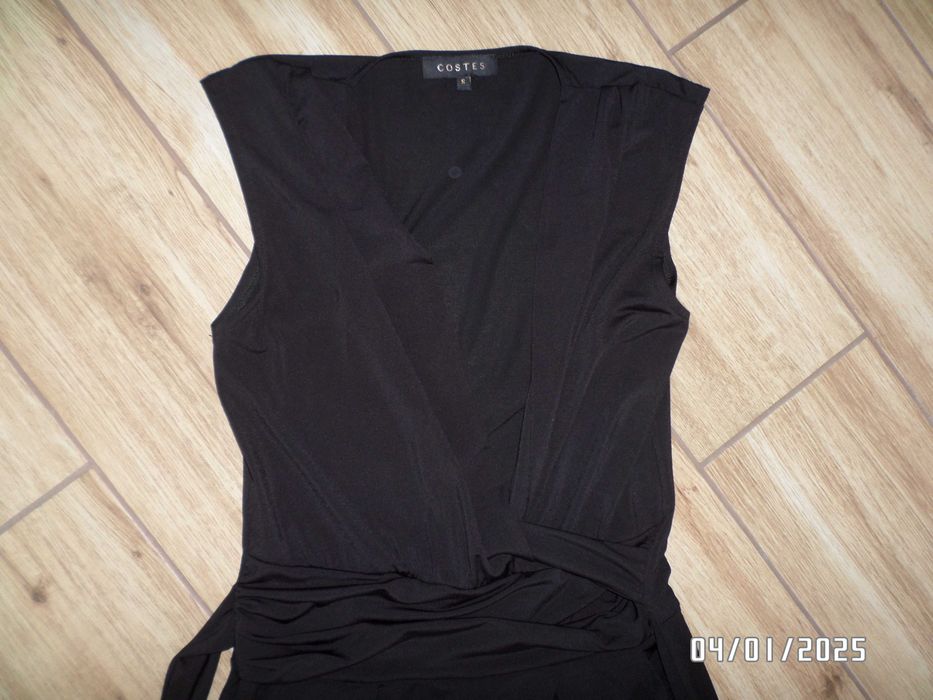 czarna firmowa bluzka ze spodniami-36/38-S-COSTES