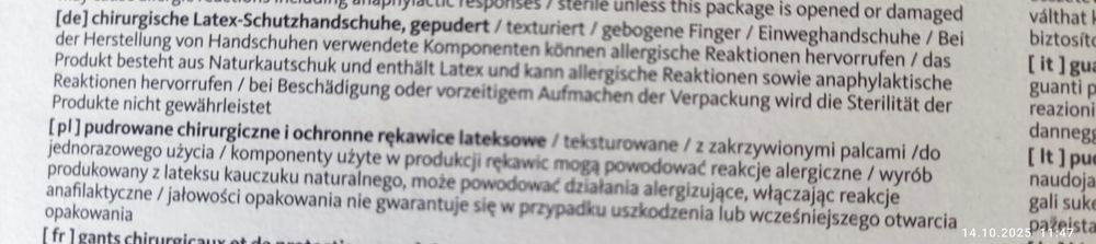 Chirurgiczne rękawiczki lateksowe 50 sztuk w paczce