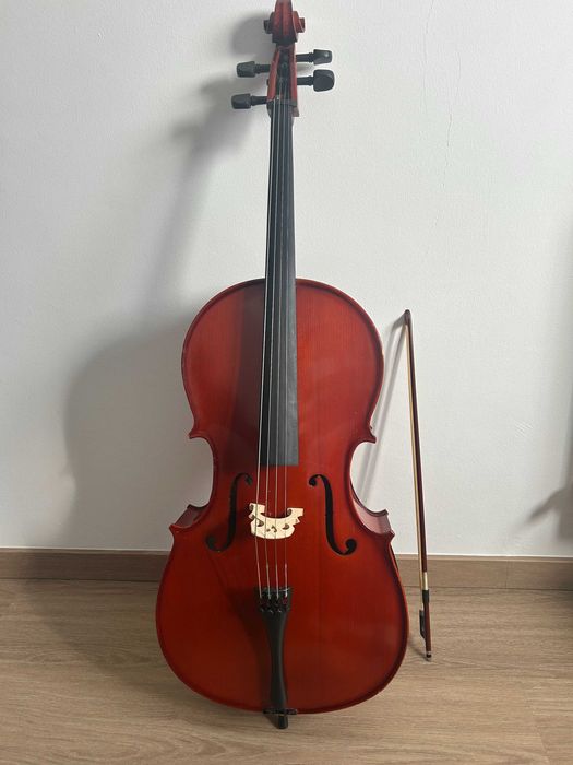 VIOLONCELO 1/2 usado em ótimo estado com acessórios