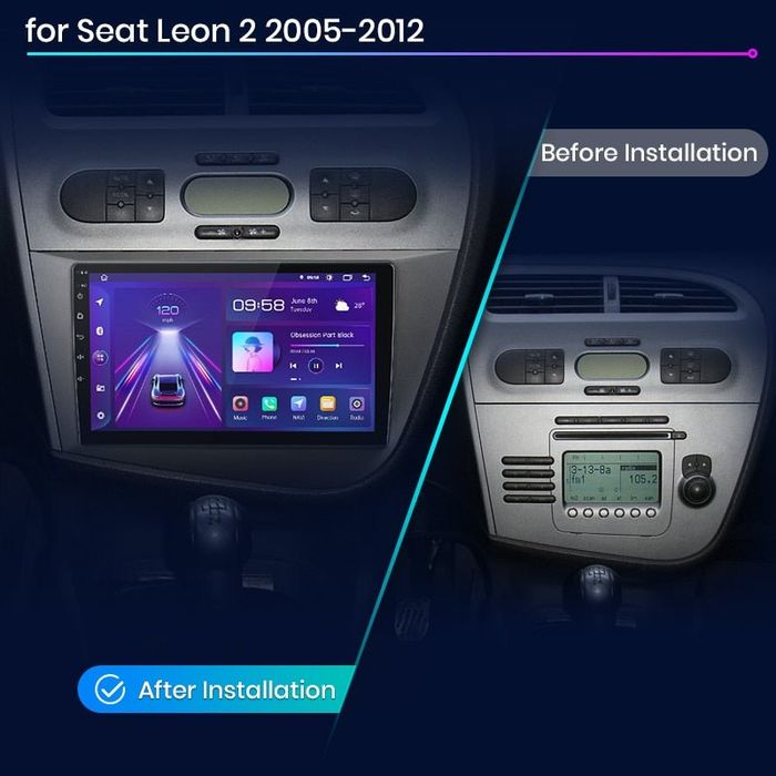 Seat Leon MK2 – Radio Android 9" CarPlay