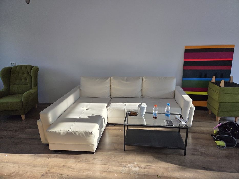 Piękny narożnik z funkcją spania .! Transport