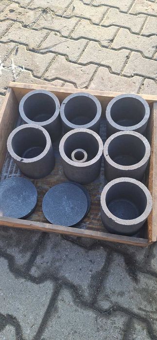 grafit czysty materiał wałki rury krążki tygle