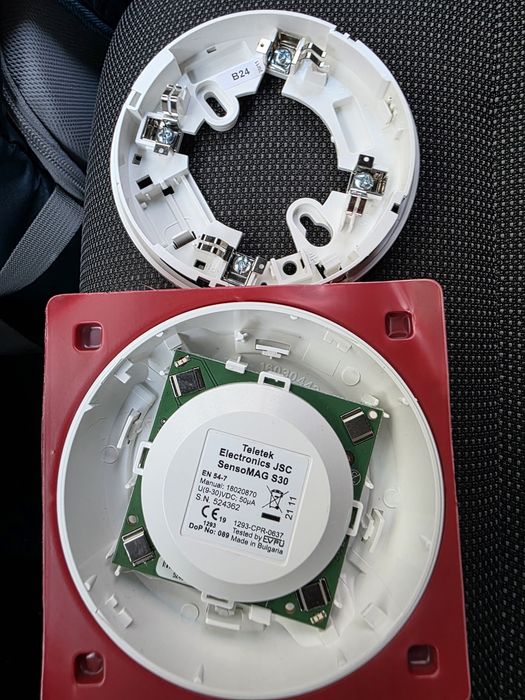 Detectores de fumos S30 da teletek