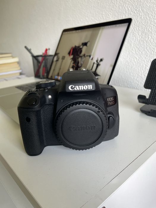 Camara profissional canon 750d