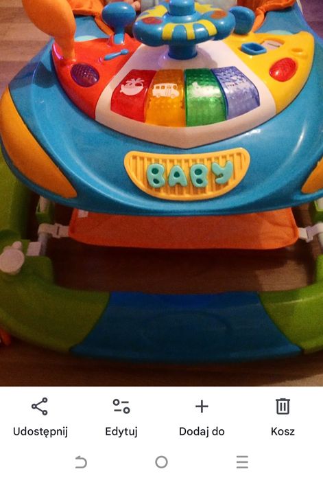 Chodzik jeździk pchacz