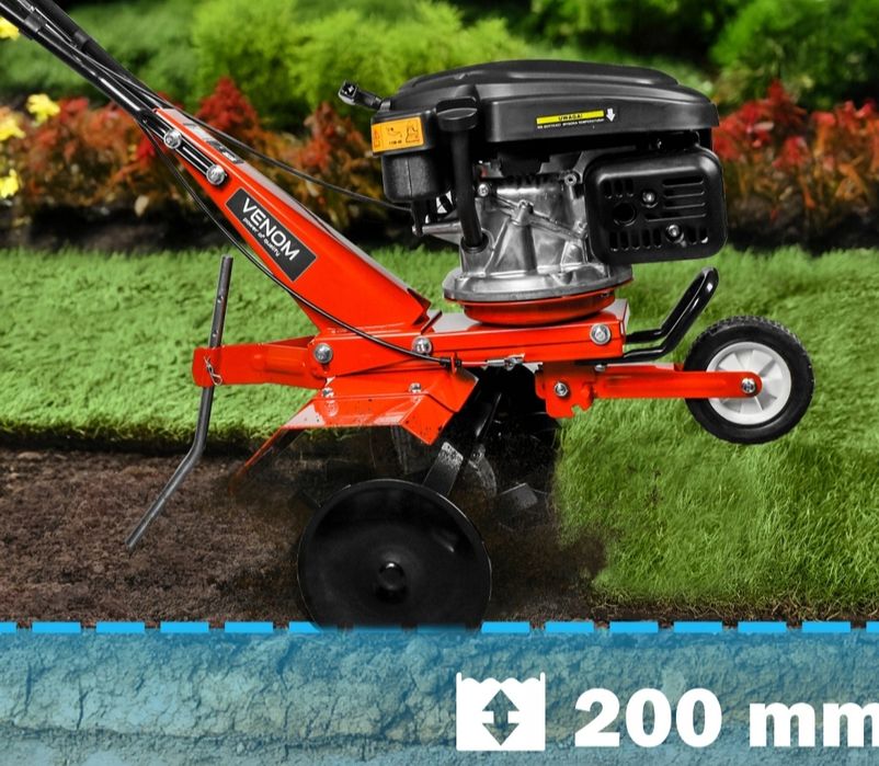 Glebogryzarka, Aerator, Wertykulator, Betoniarka, Przyczepka, Pik