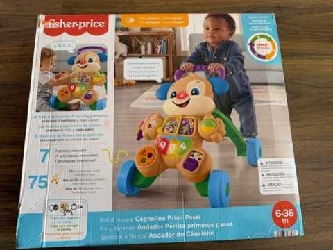 Andarilho de criança interativo primeiros passos Fischer price