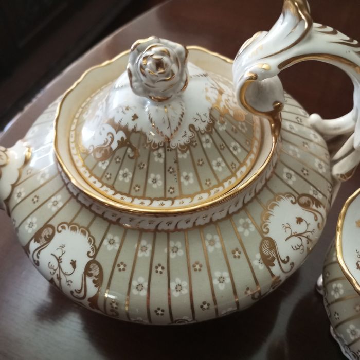 Rococo Tea Set and Creamer470955479763537922