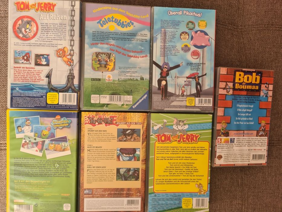 Cassetes VHS em alemão