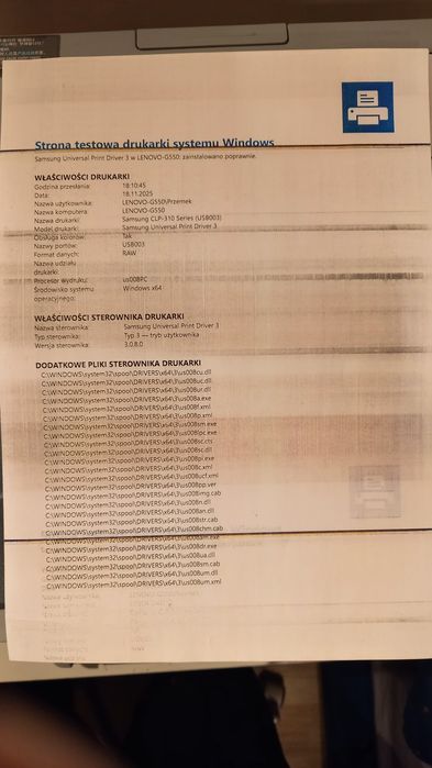 Drukarka laserowa Samsung clp310