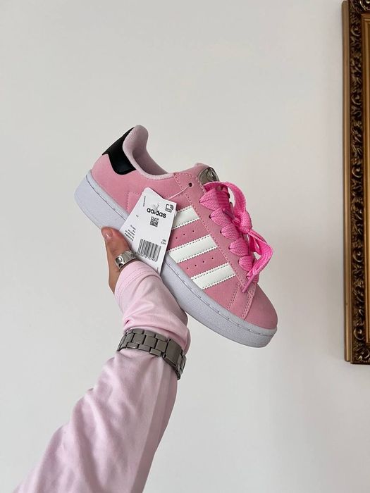 Жіночі Кросівки Adidas Campus Pink Адідас Рожеві Кампус Кроссовки ТОП
