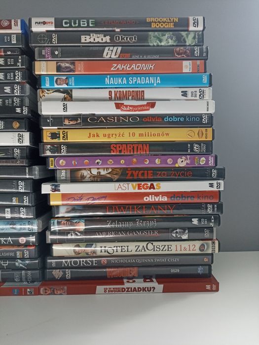 Zestaw 43 filmów dvd i VCD