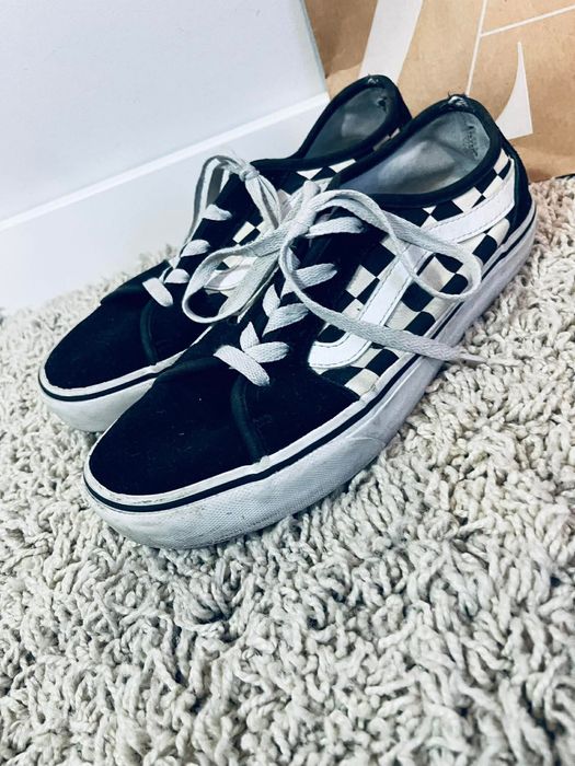 Vans vansy old skool 38 czarno białe w kratkę