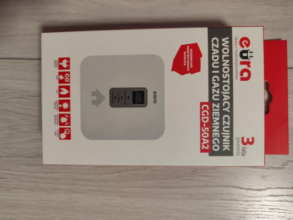 Nowy czujnik czadu tlenku węgla eura