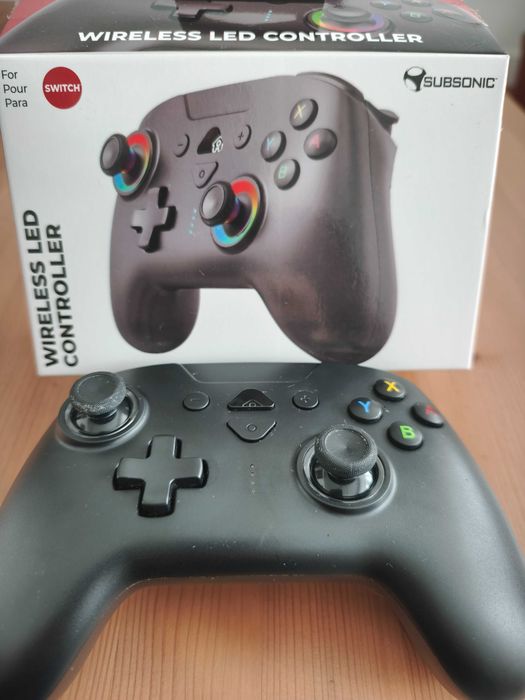 Nintendo Switch OLED  + Acessórios. Oferta do Wireless LED Controller e Case da Bigben