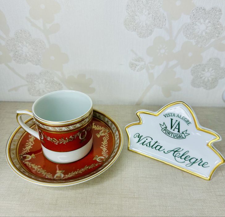 Chávena de Café Liras Pintada a mão Vista Alegre