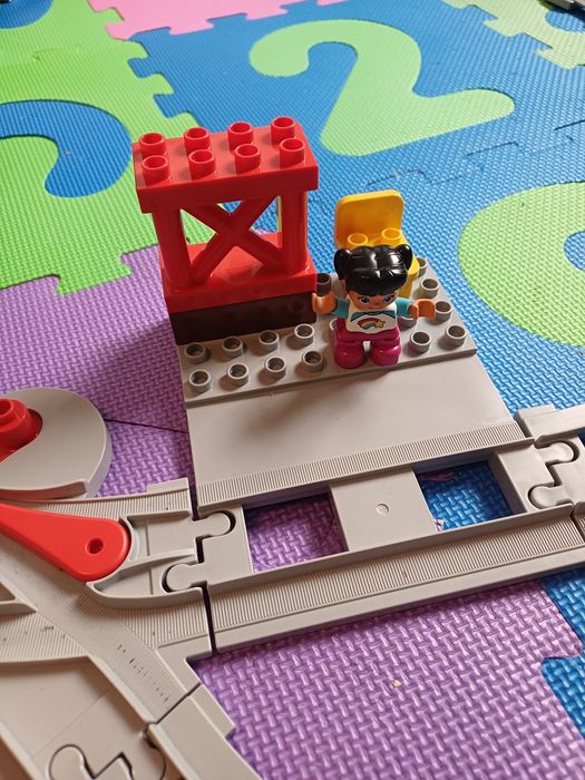 Zestaw Lego duplo Lokomotywa czerwona