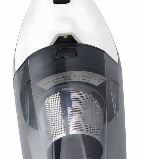 Odkurzacz ręczny samochodowy bezprzewodowy z podwójnym filtrem HEPA