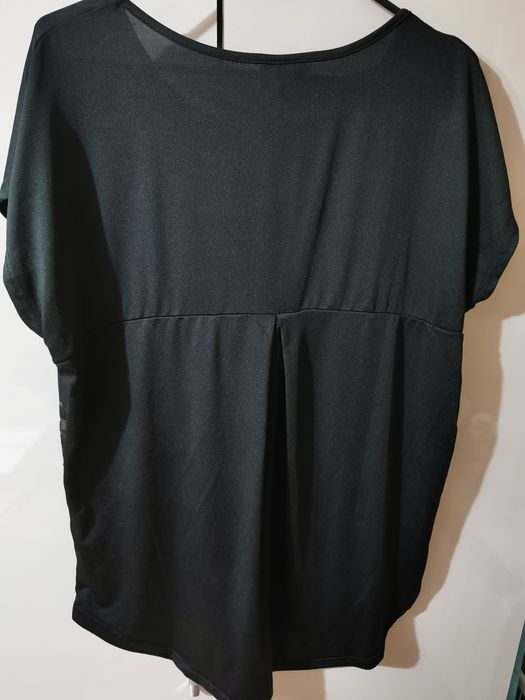 Bluzka koszulka krótki rękaw damska 42 XL Pepco sportowa czarna