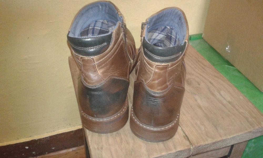 Buty skorzane za kostke