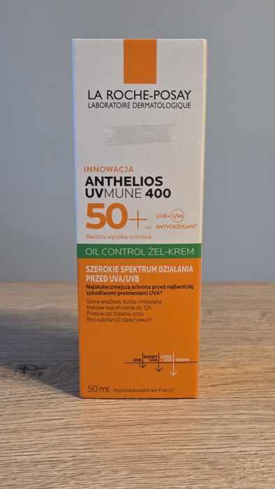 La Roche Posay Anthelios UVmune 400 Oil Control żel krem ochrona 50 SPF 50 ml