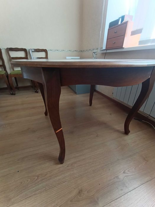 Стол Шесть стульев Румыния натуральное дерево