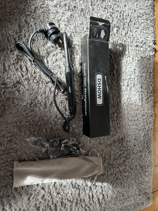 Mini prostownica do krótkich włosów DSHOW Small Hair Straightener + Etui