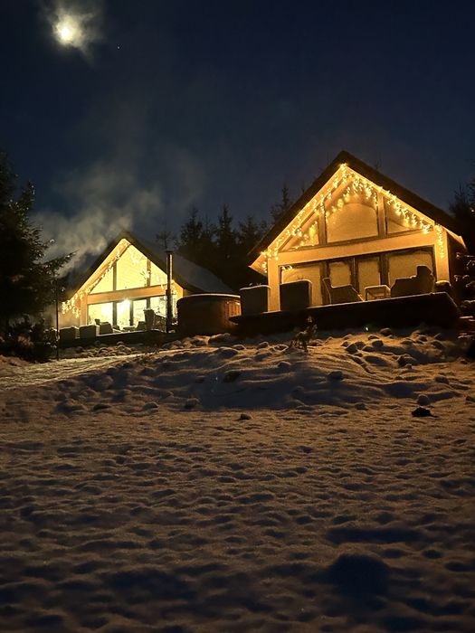 Istebna noclegi . Domki w górach z balią